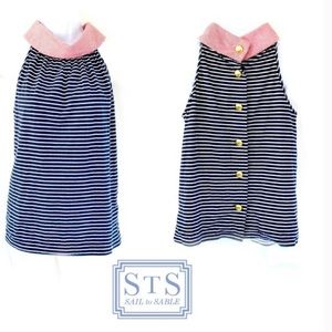 Sail To Sable Red White Blue Nautical Top | Large